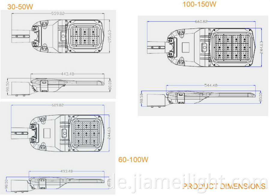 Dimmable led street light2